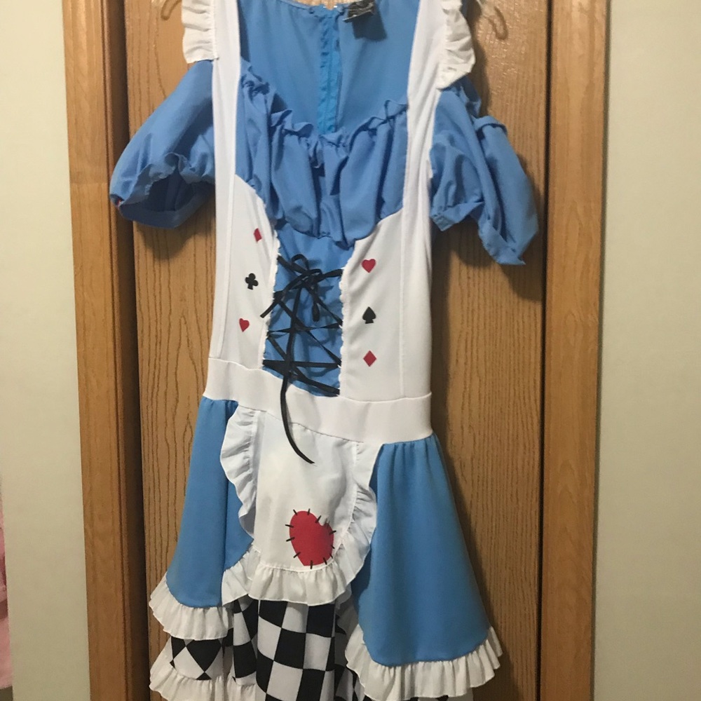 Leg Avenue Alice Pinafore Costume Plus Size